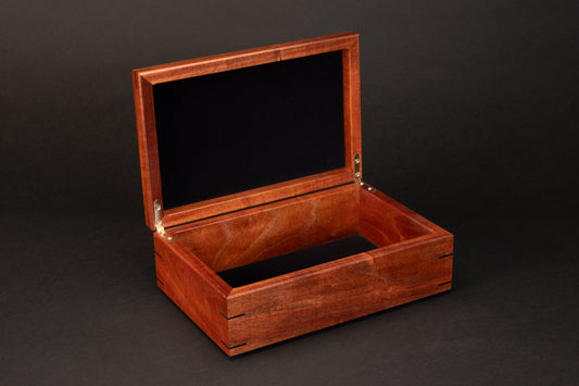 Step Lid Box - Musk Burl - (No insert tray)