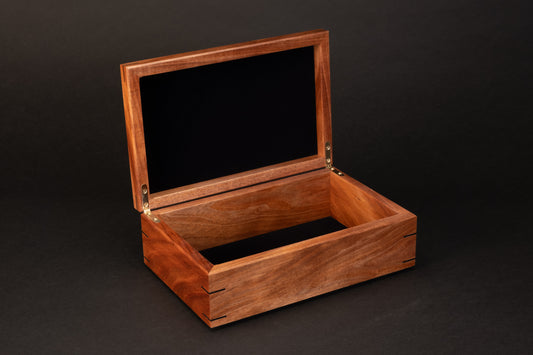 Step Lid Box - Birdseye Huon Pine - (No insert tray)