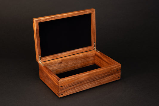Step Lid Box - Tiger Myrtle - (No insert Tray)