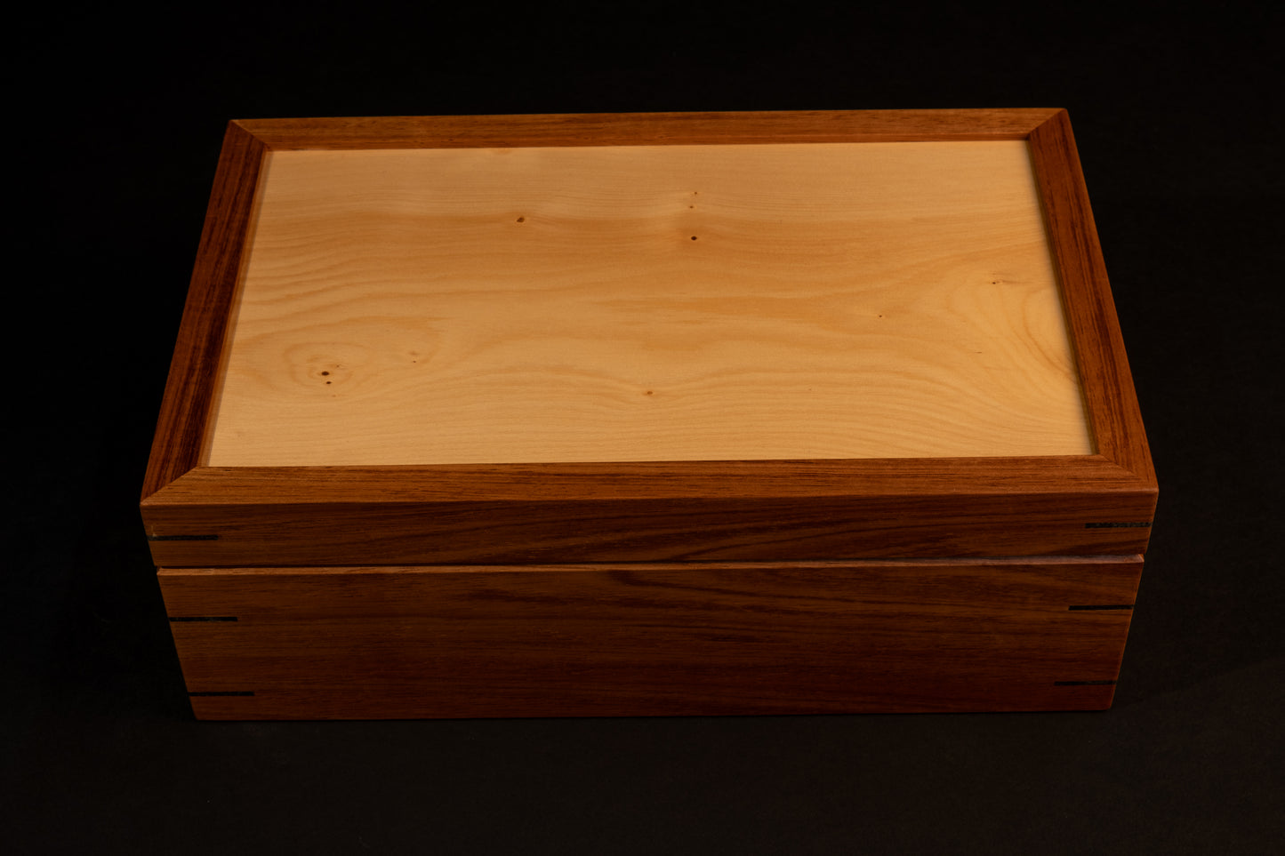 Classic Box - Blackwood with Birdseye Huon Pine