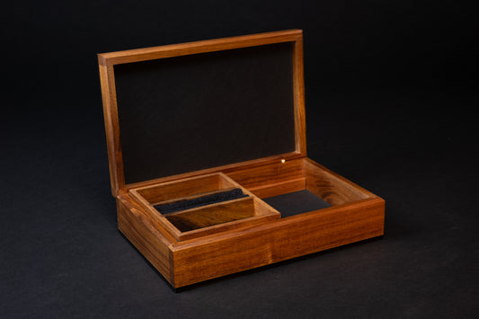 Boxiliary Jewellery Box - Queensland Silky Oak - With insert tray