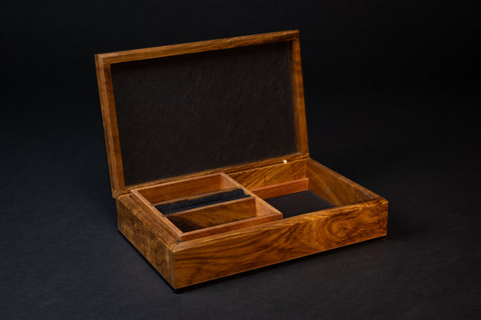 Boxiliary Jewellery Box - Red Gum - With insert tray
