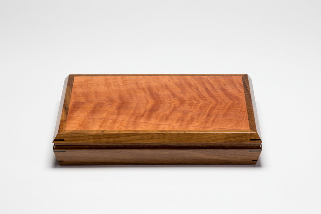 Angle Side Box - Figured Myrtle