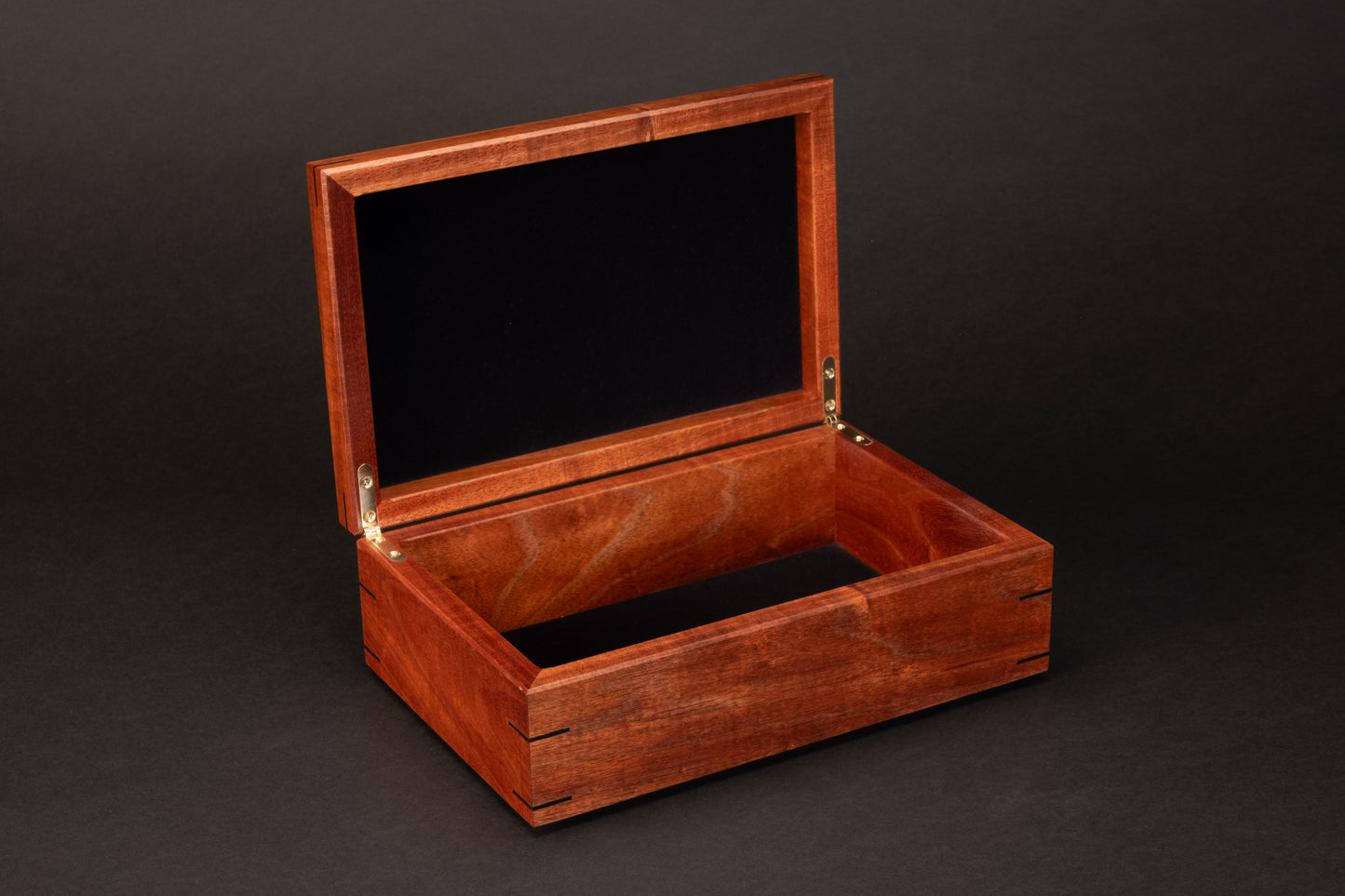 Step Lid Box - Musk Burl - (No insert tray)
