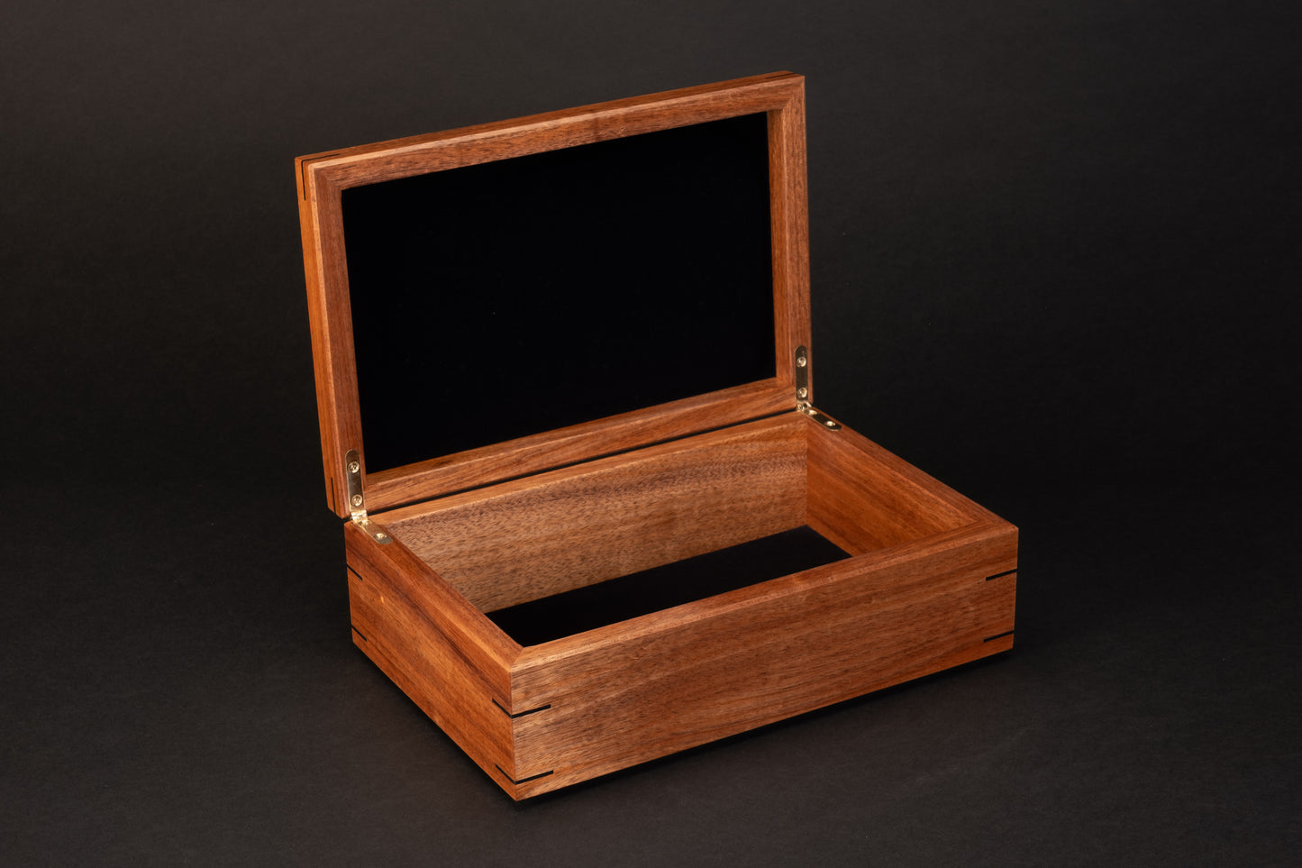 Step Lid Box - Tiger Myrtle - (No insert Tray)