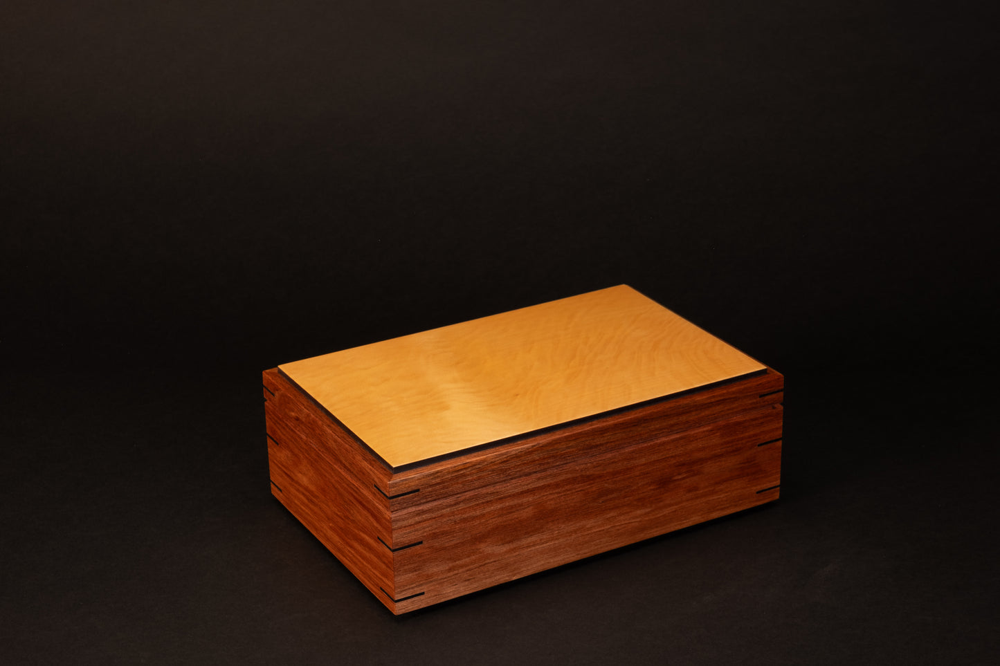 Step Lid Box - Huon Pine Whitebait - (No insert tray)