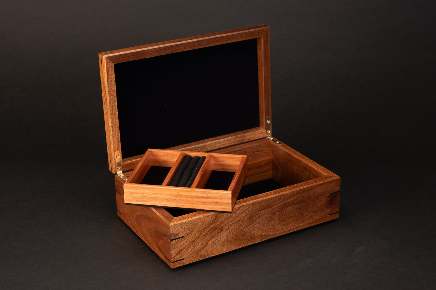 Step Lid Box - Sassafras - With insert tray