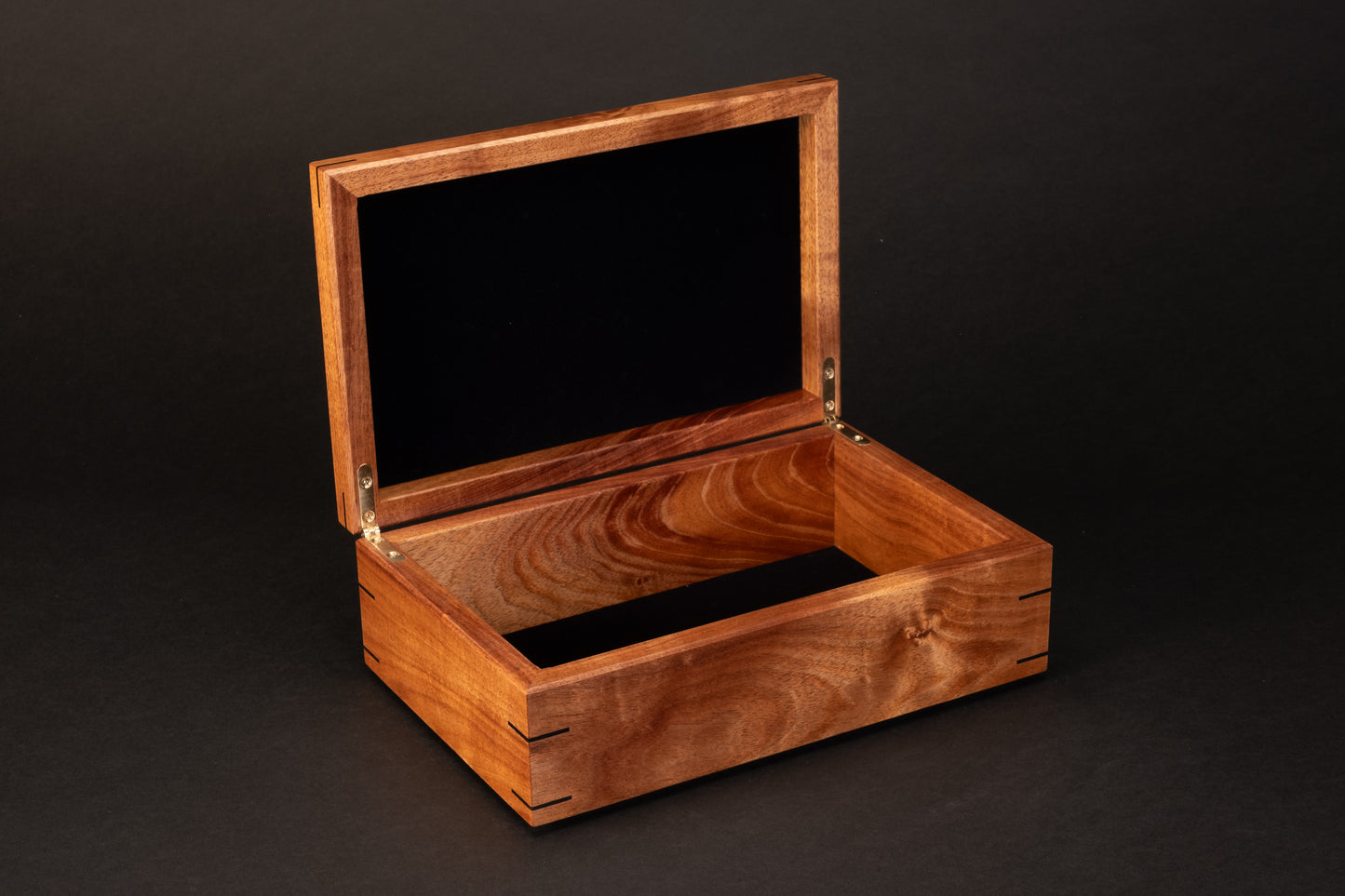 Step Lid Box - Fiddleback Eucalypt - (No insert tray)