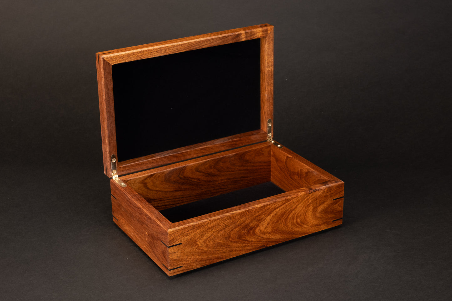 Step Lid Box - Tiger Myrtle - (No insert Tray)