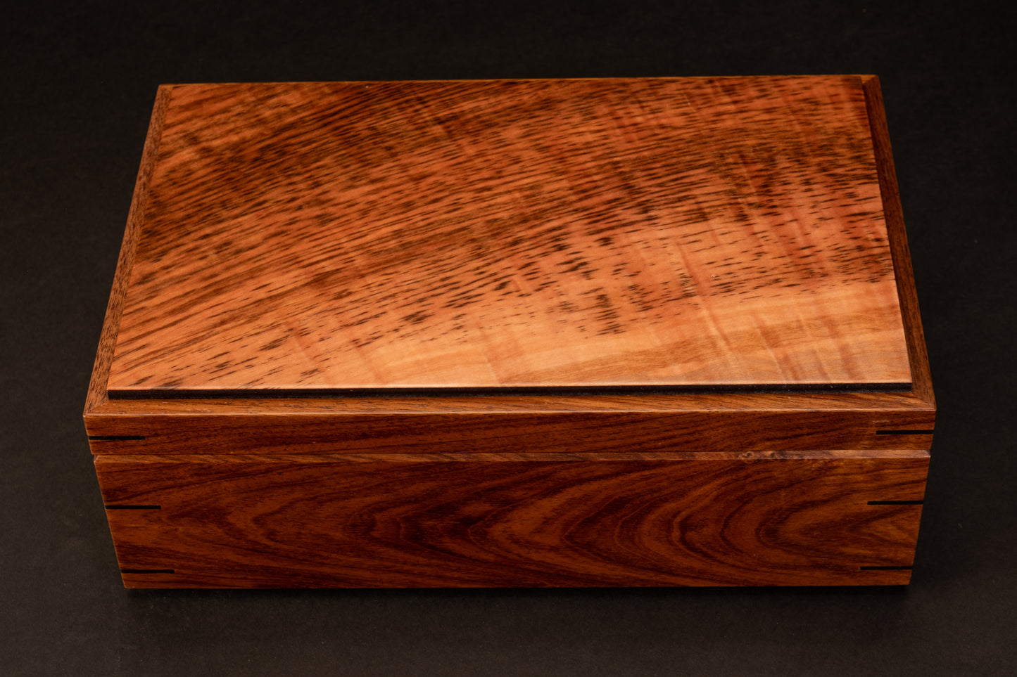 Step Lid Box - Tiger Myrtle - (No insert Tray)