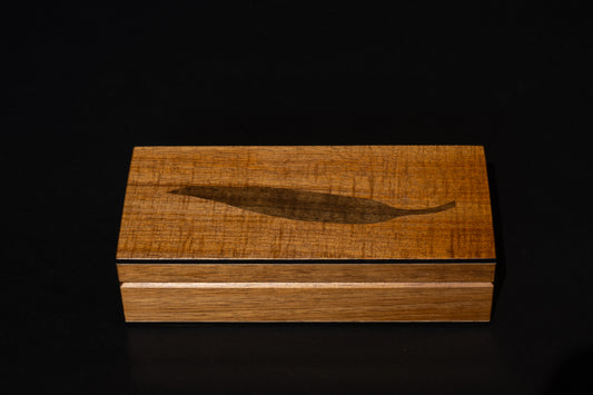 Gum Leaf Inlayed Pen Box