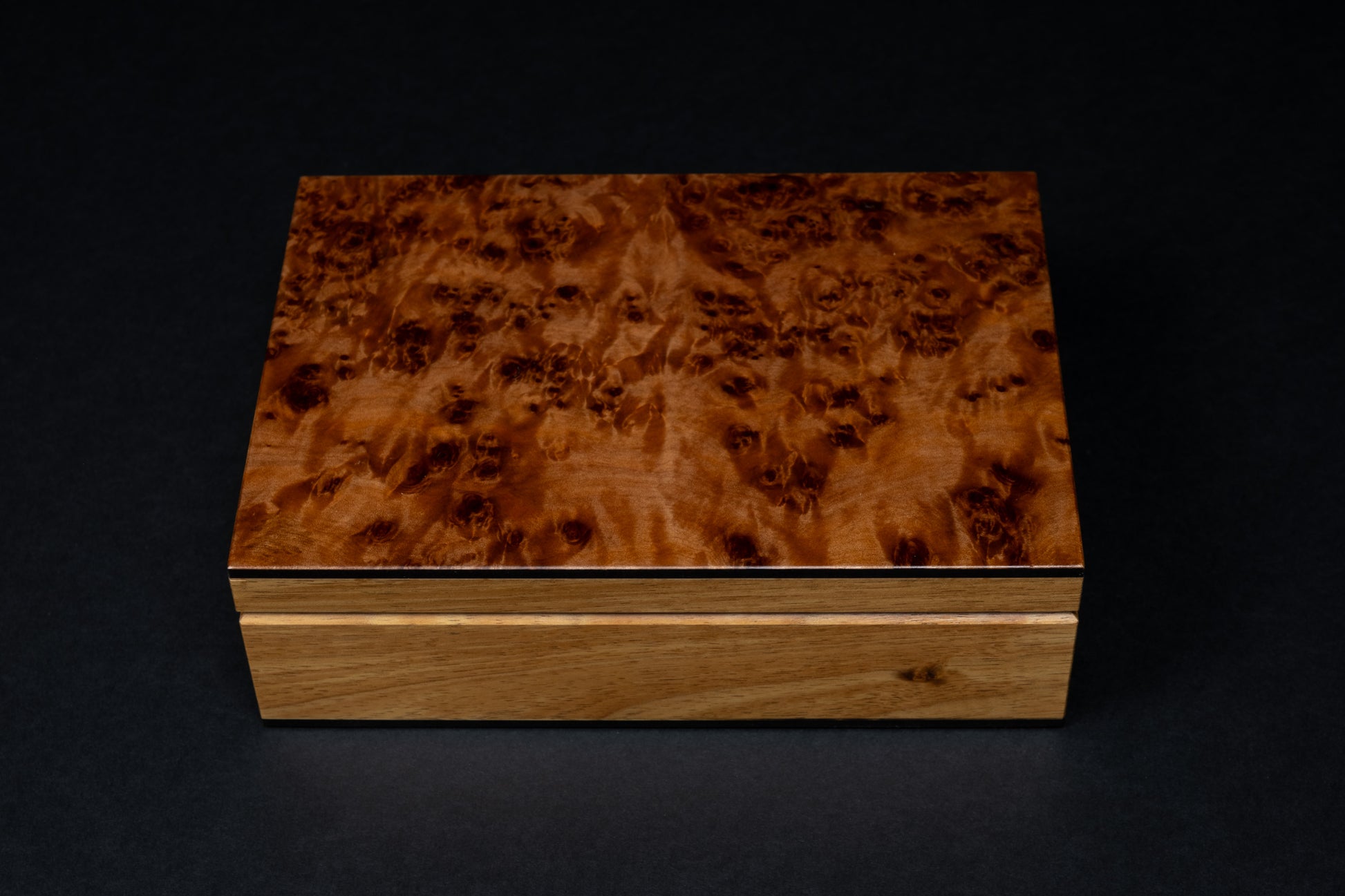 Small Box - Burl Myrtle – Handmade Boxes