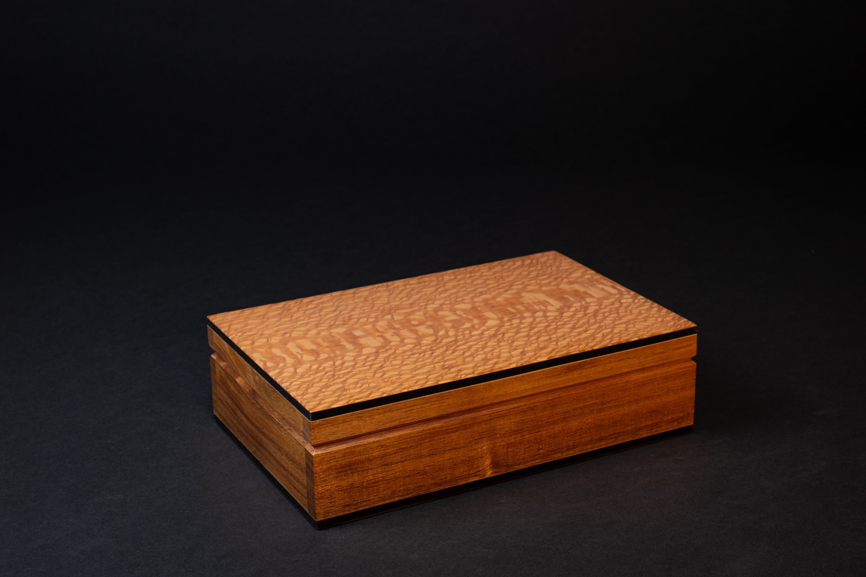 Boxiliary Box - Queensland Silky Oak – Handmade Boxes