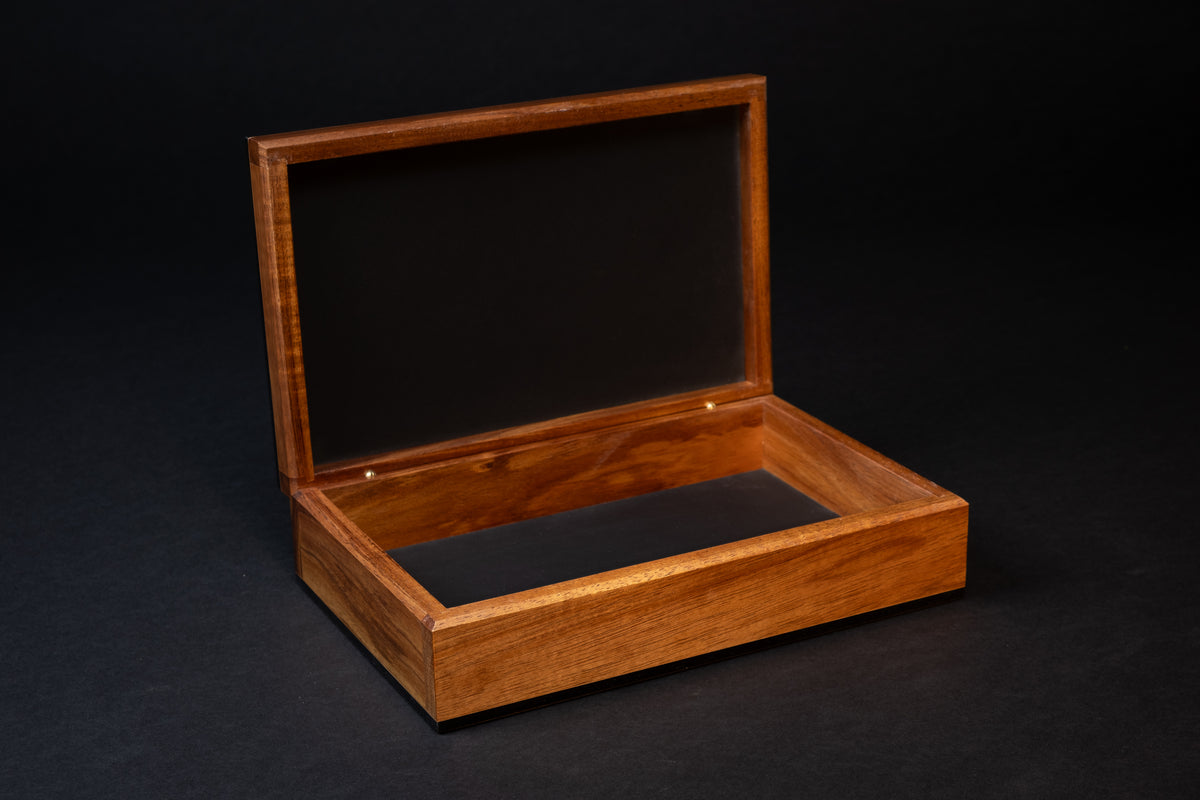 Argillic Box Boxiliary Box - Eucalypt Burl – Handmade Boxes